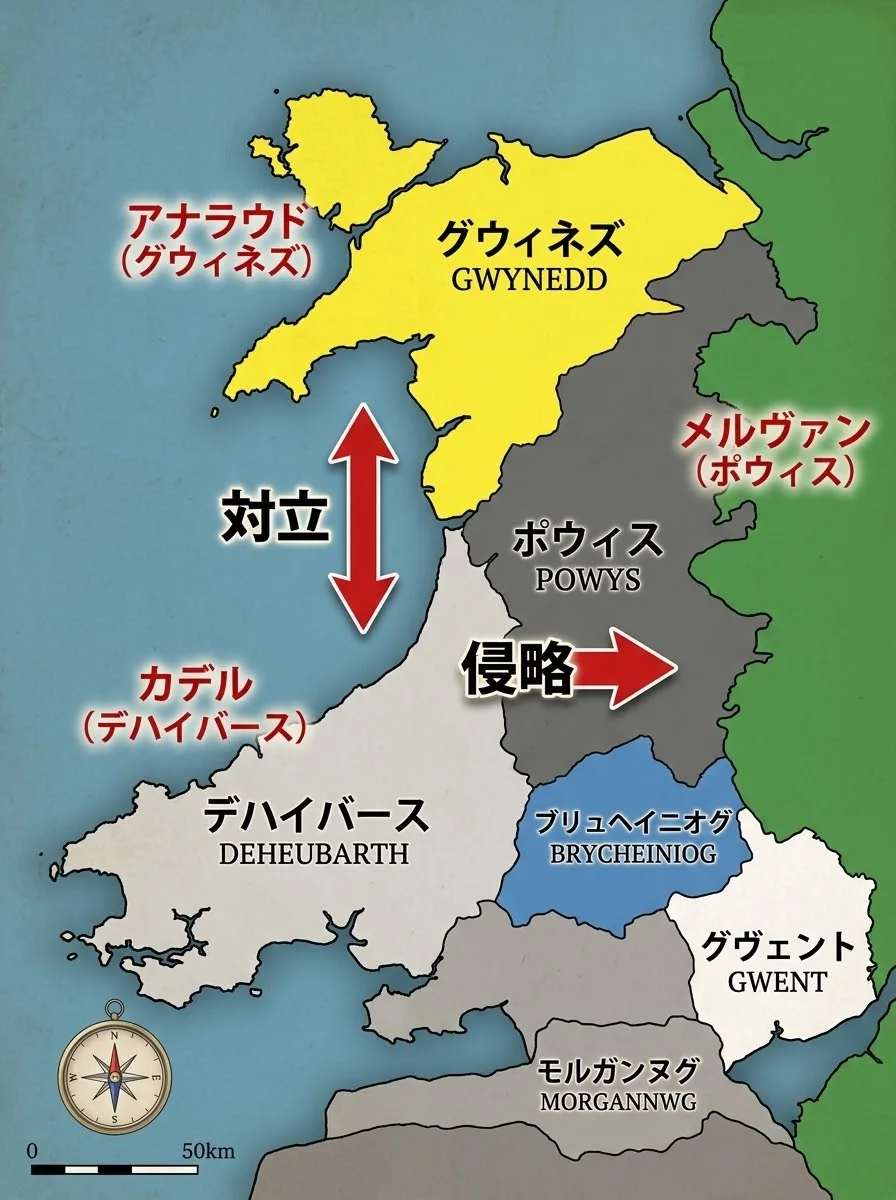 三兄弟の対立